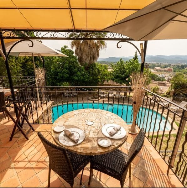 vue Restaurant Arcs sur Argens Draguignan